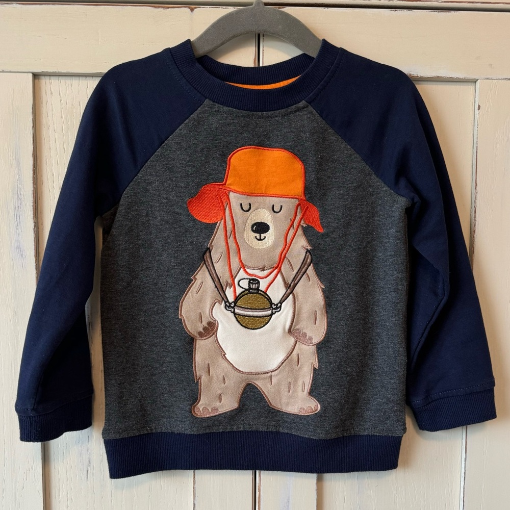Rorie Whelan Camping Bear Sweater